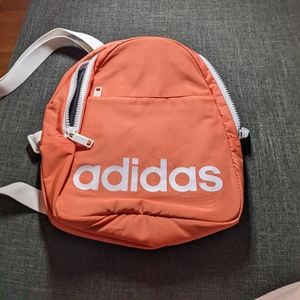 Peach Adidas mini backpack